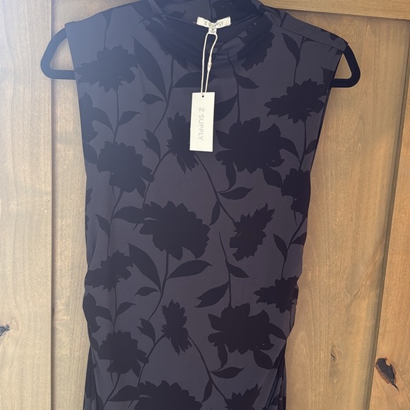 Z Supply Tatum Shadow Midi Dress NWT - Picture 4 of 5
